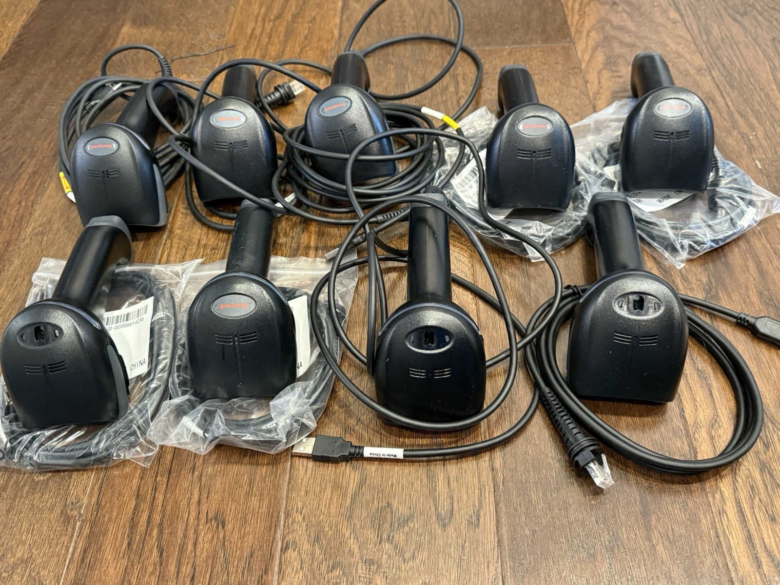 Lot of 9: Honeywell Xenon 1900 Scanners Open AS IS See Photos READ
