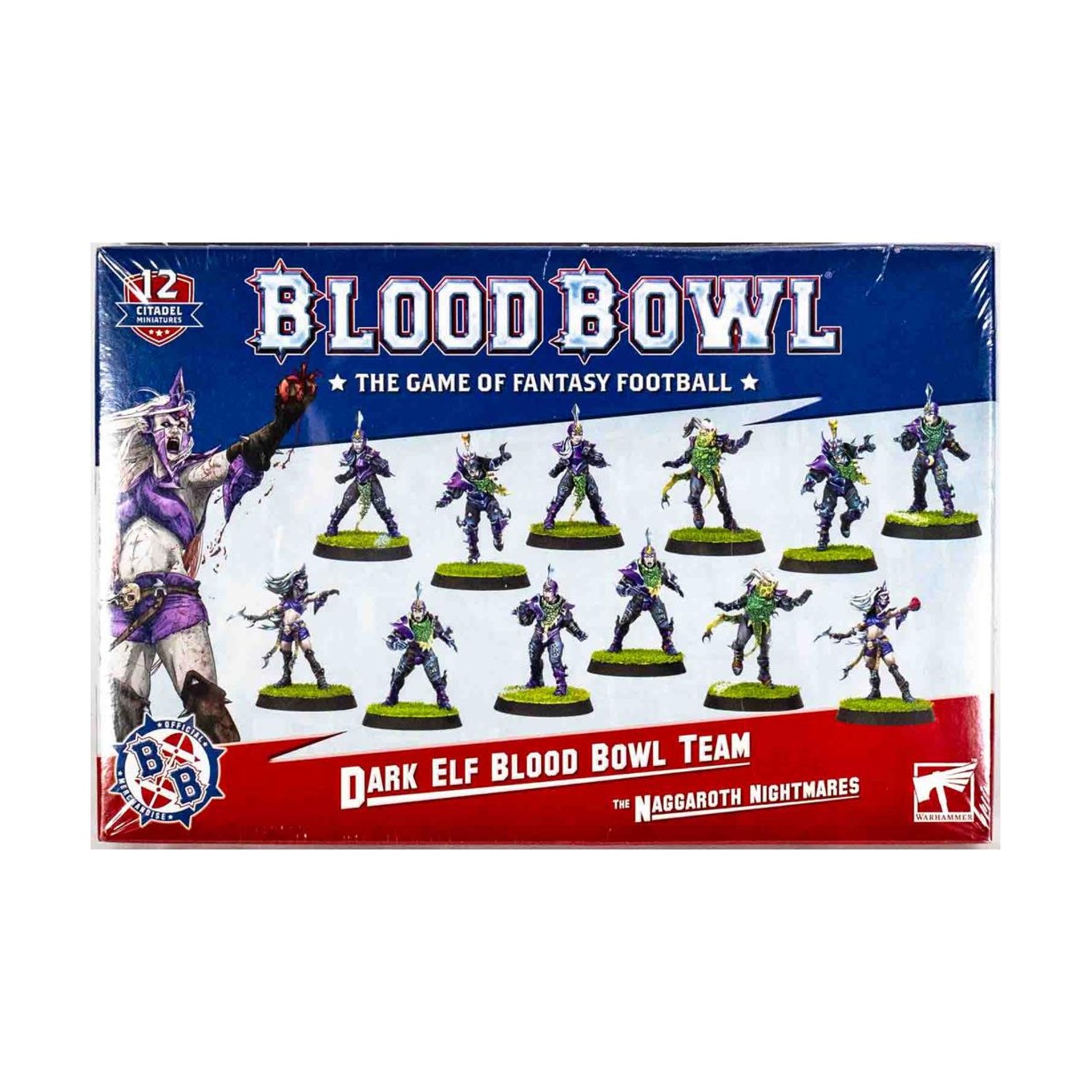 GW Blood Bowl Dark Elves 28mm Naggaroth Nightmares SW (New)
