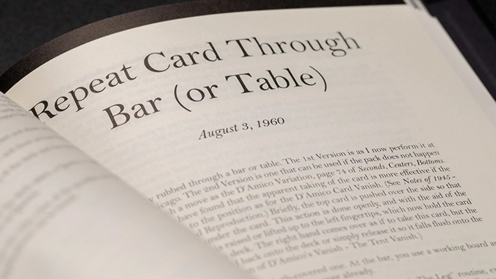 Unexpected Card Book by Ed Marlo