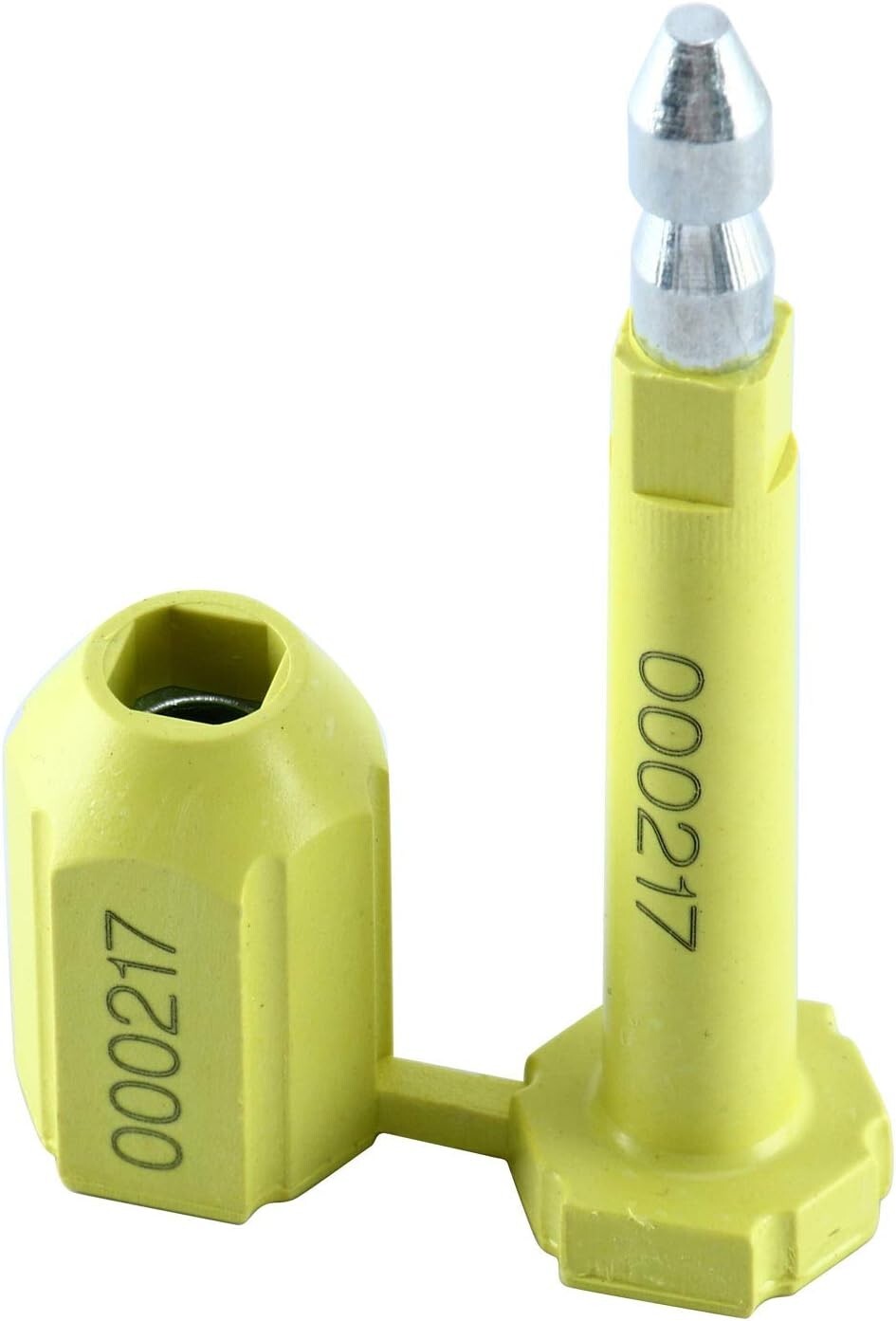 50PCS Bolt Seal Shipping Seal for Cargo Containers and Truck Trailers Yellow