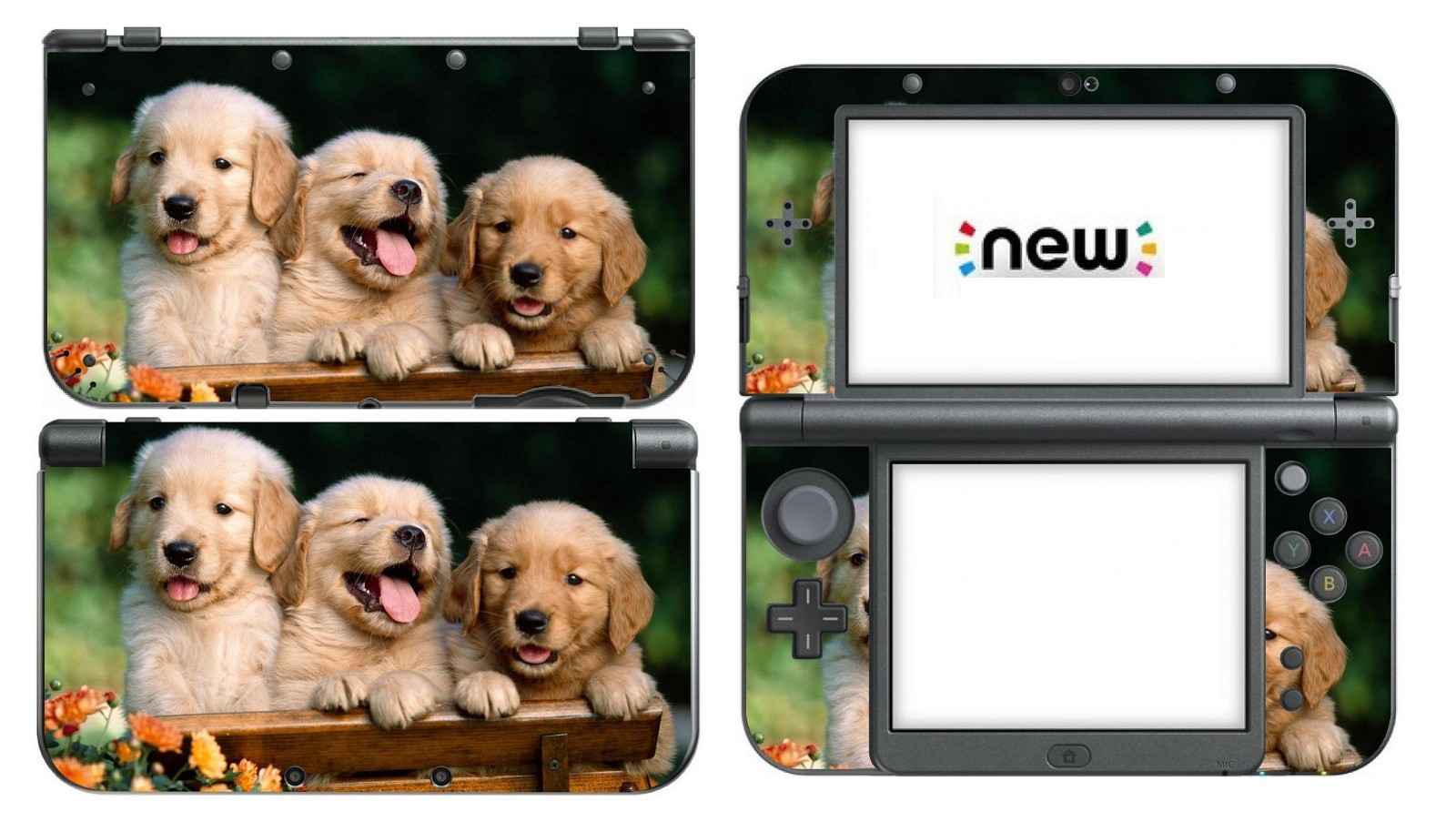 Dogs 024 Vinyl Decal Skin Sticker Game for Nintendo New 3DS XL 2015