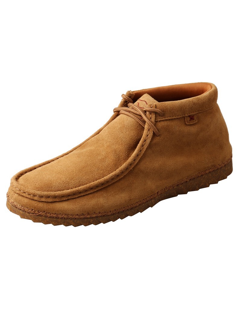 Twisted X Casual Boots Mens Zero-X Chukka Driving Moc Tan MZX0002