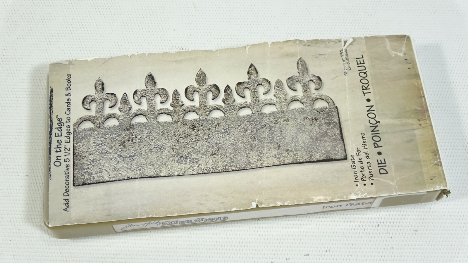 2010 Sizzix Tim Holtz Alterations Die Iron Gate 656918
