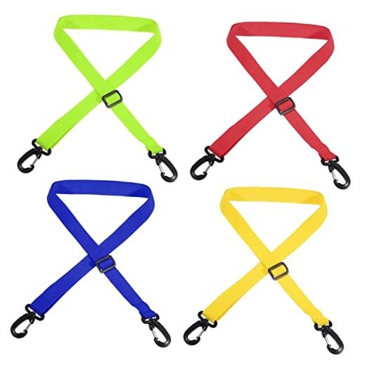 Ski Boot Carrier Strap, 4 Pack Snowboard Boots Carrying Green,red,blue,yellow