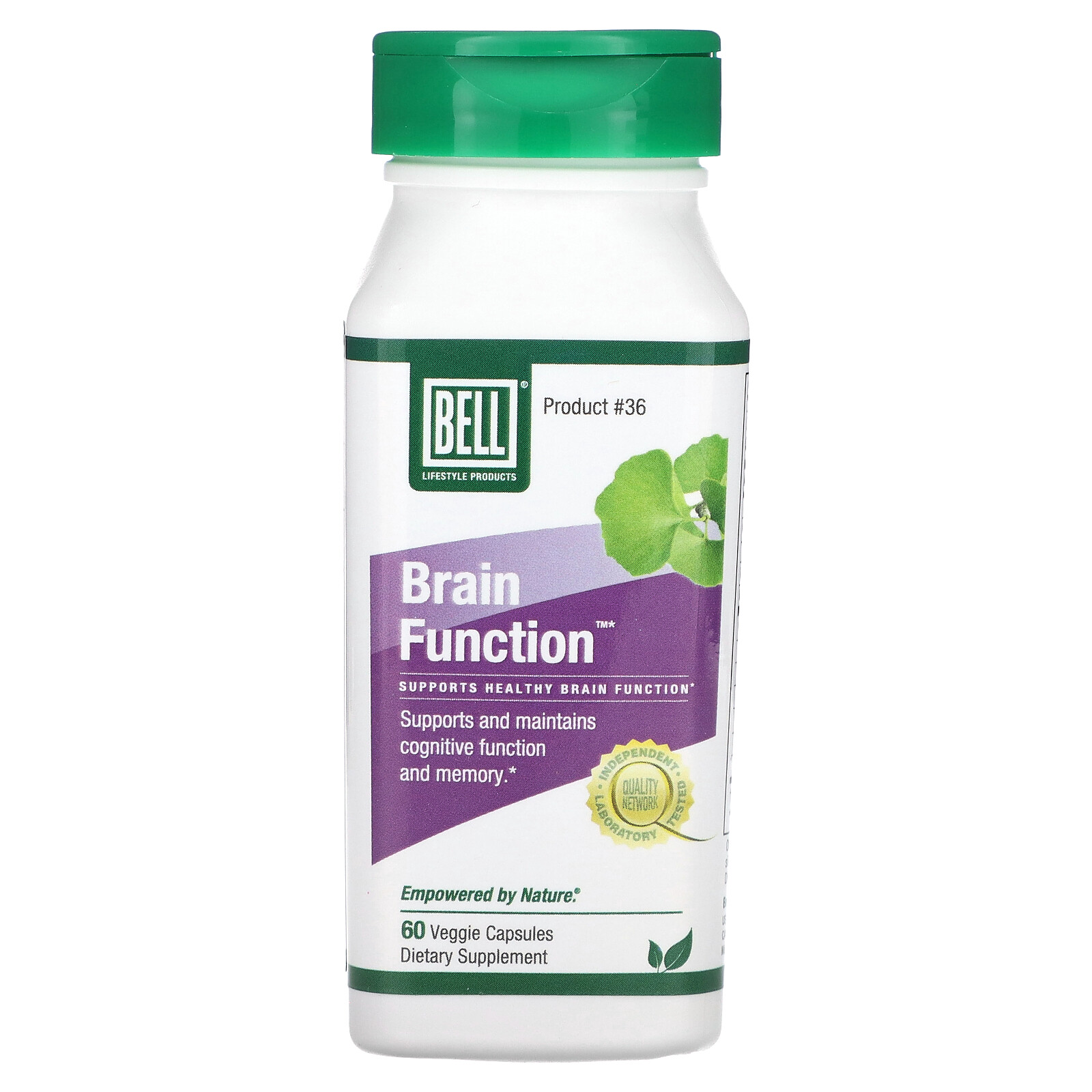 Brain Function, 60 Veggie Capsules