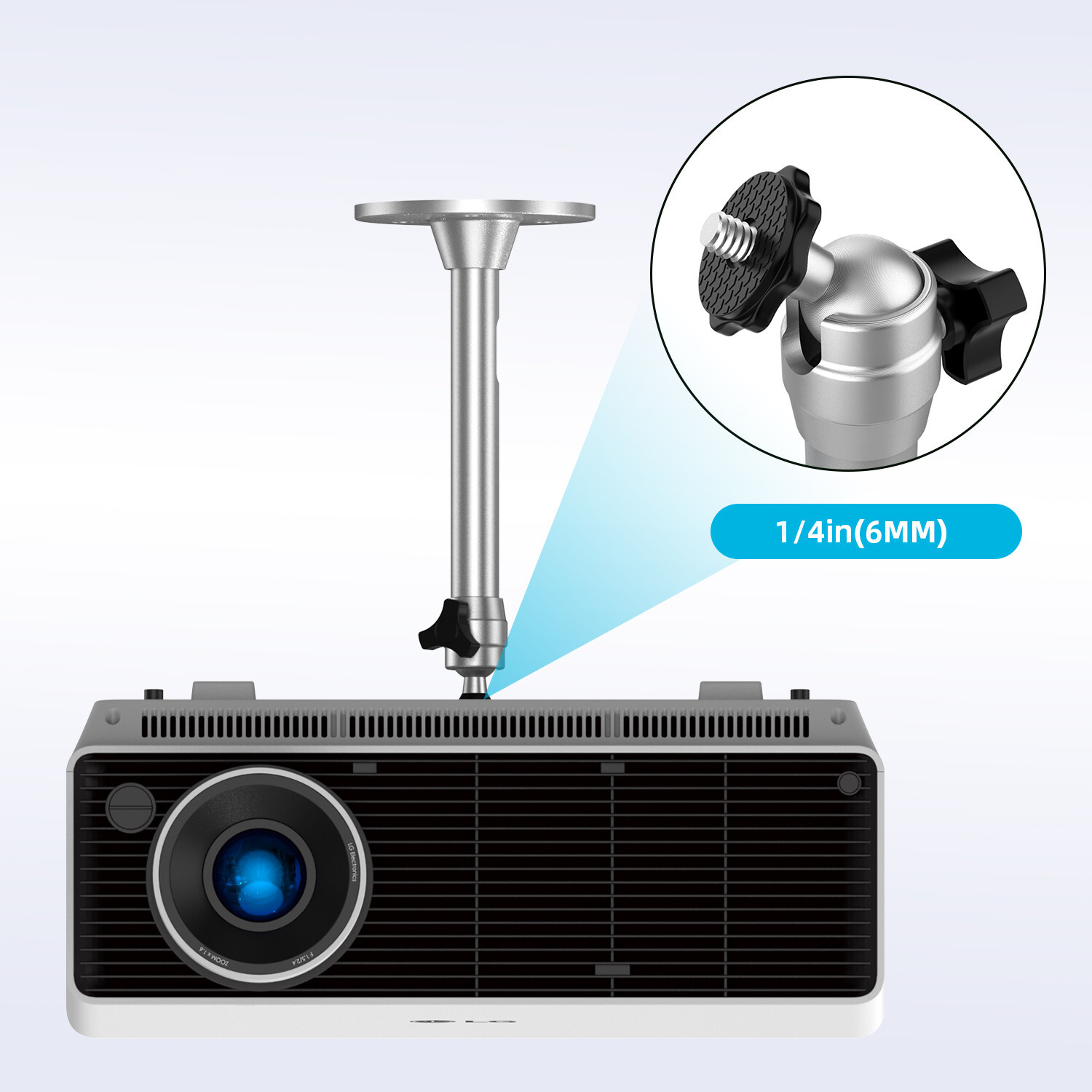 Universal Aluminium Holder LCD Wall Ceiling Bracket Hanger Stand Projector Mount