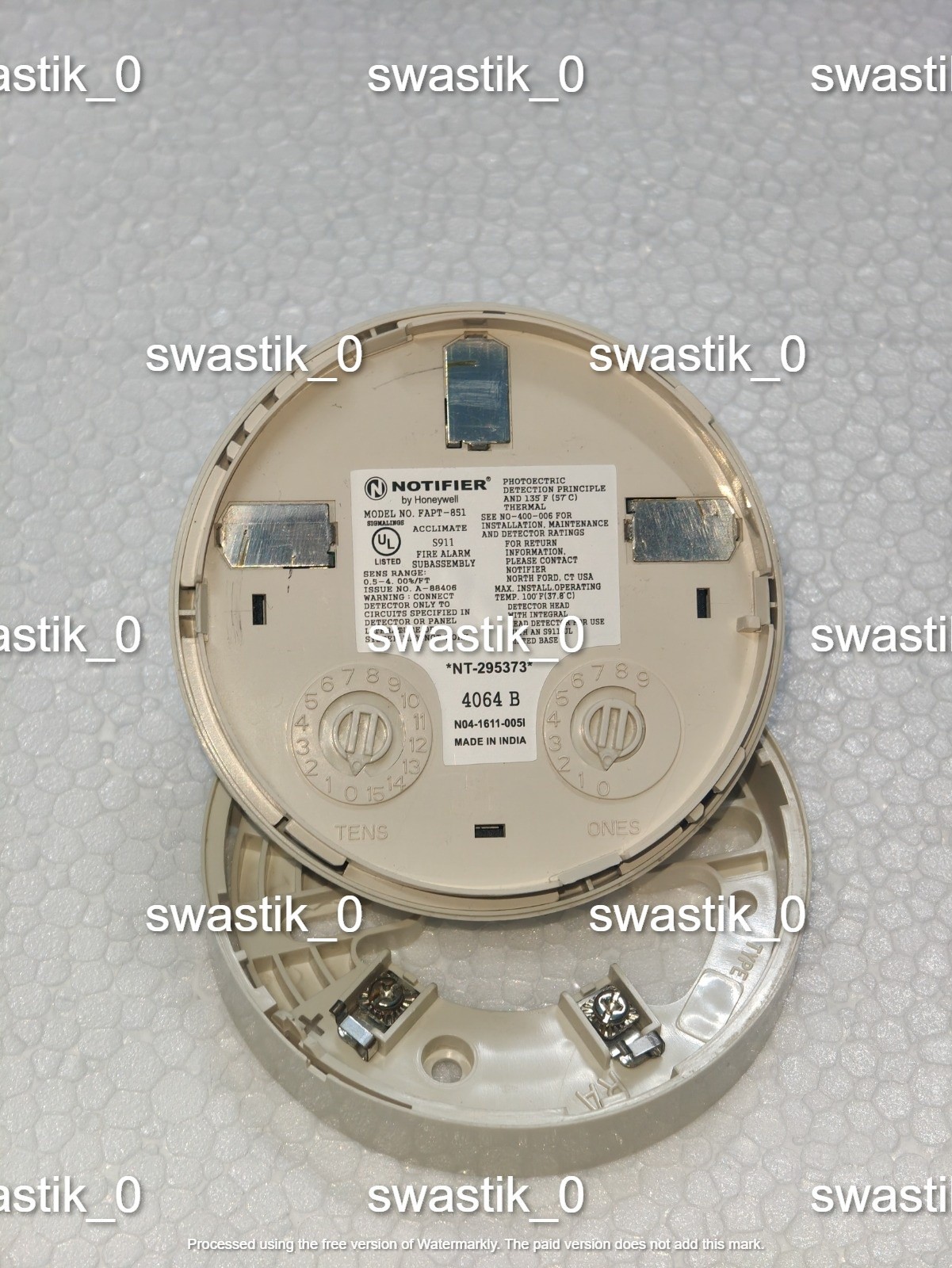 Notifier Fapt-851 Multi-Sensor Detector Head Only With Free Shipping