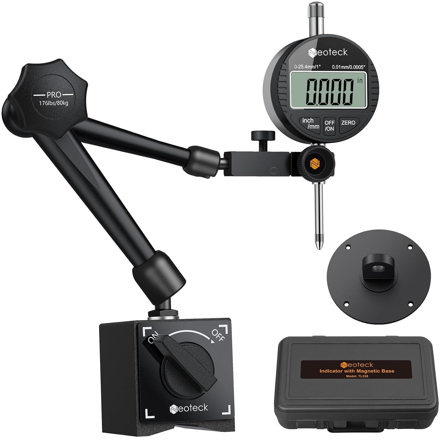 Neoteck 1" Digital Dial Indicator Set +