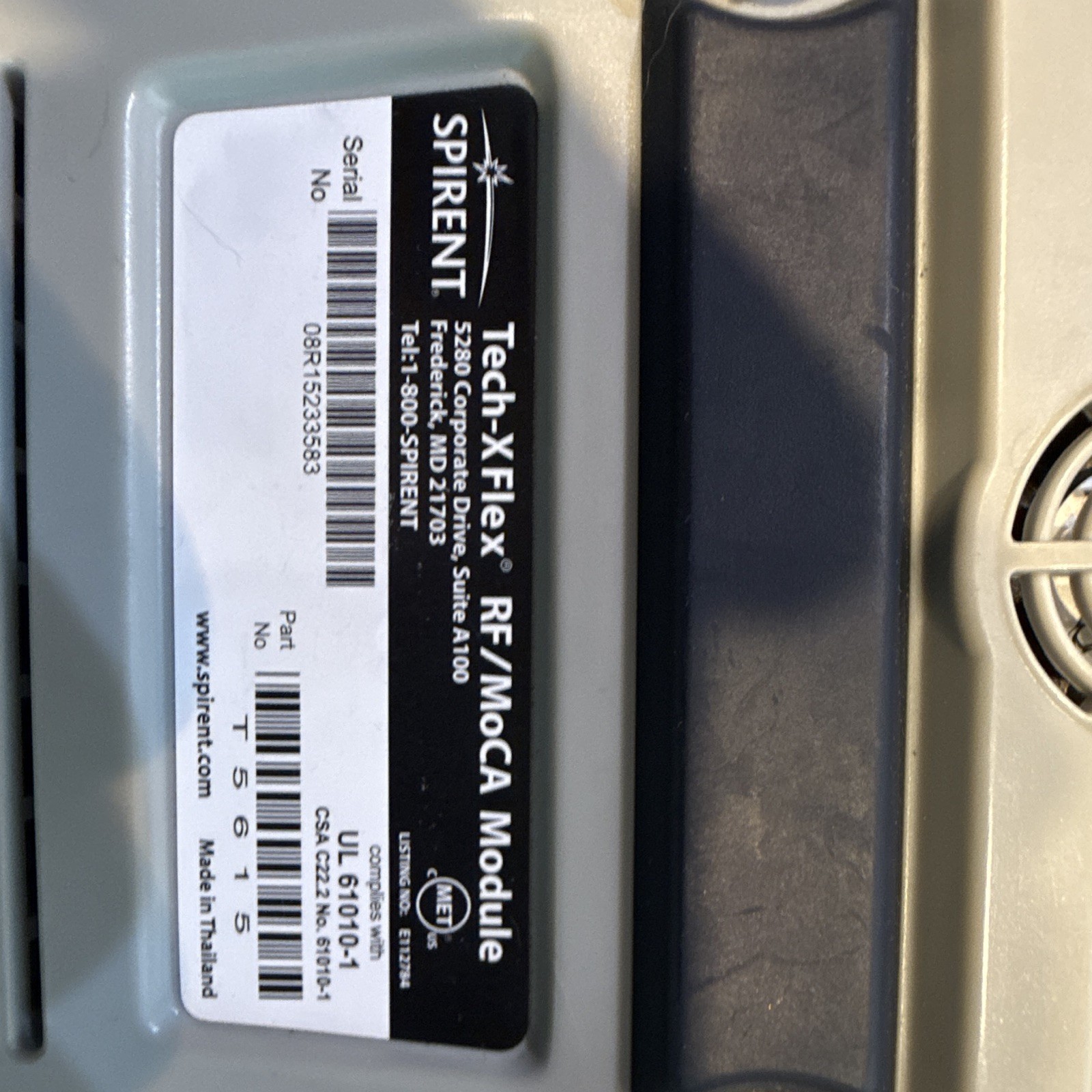 Spirent T5615 Tech-X Flex Ethernet Module with RF/MoCA