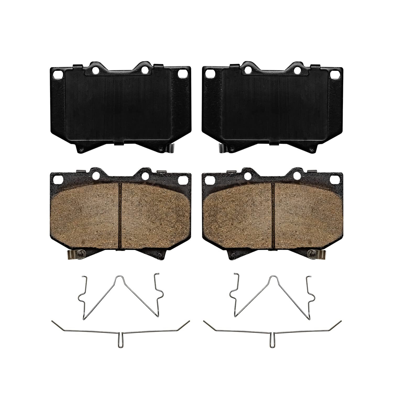 Front Disc Brake Rotors 4.7" Ceramic Pads For 2000 - 2003 Toyota Sequoia Tundra