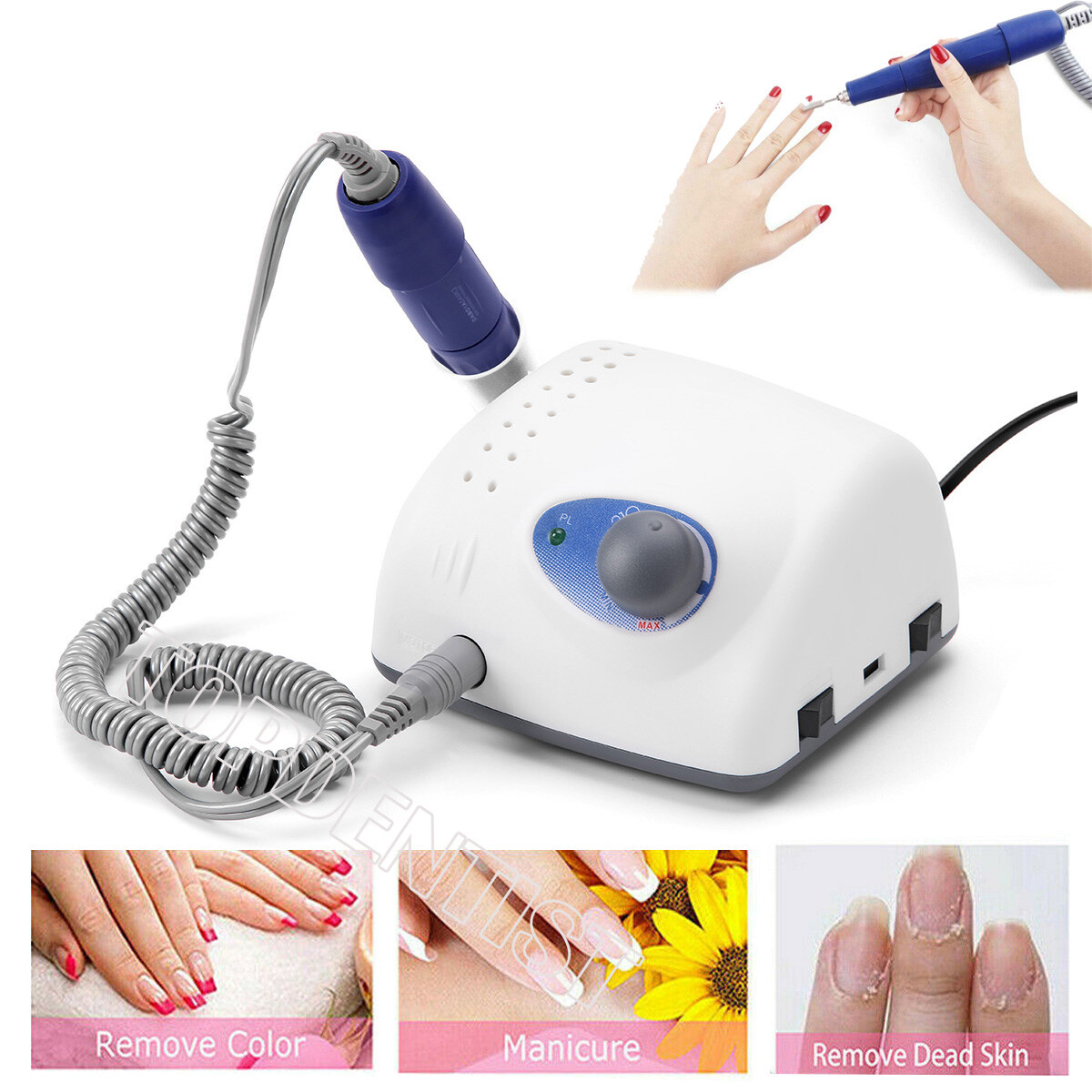 65W Dental Electric Micro Motor Polishing Machine for Manicure Art Nail Cutter