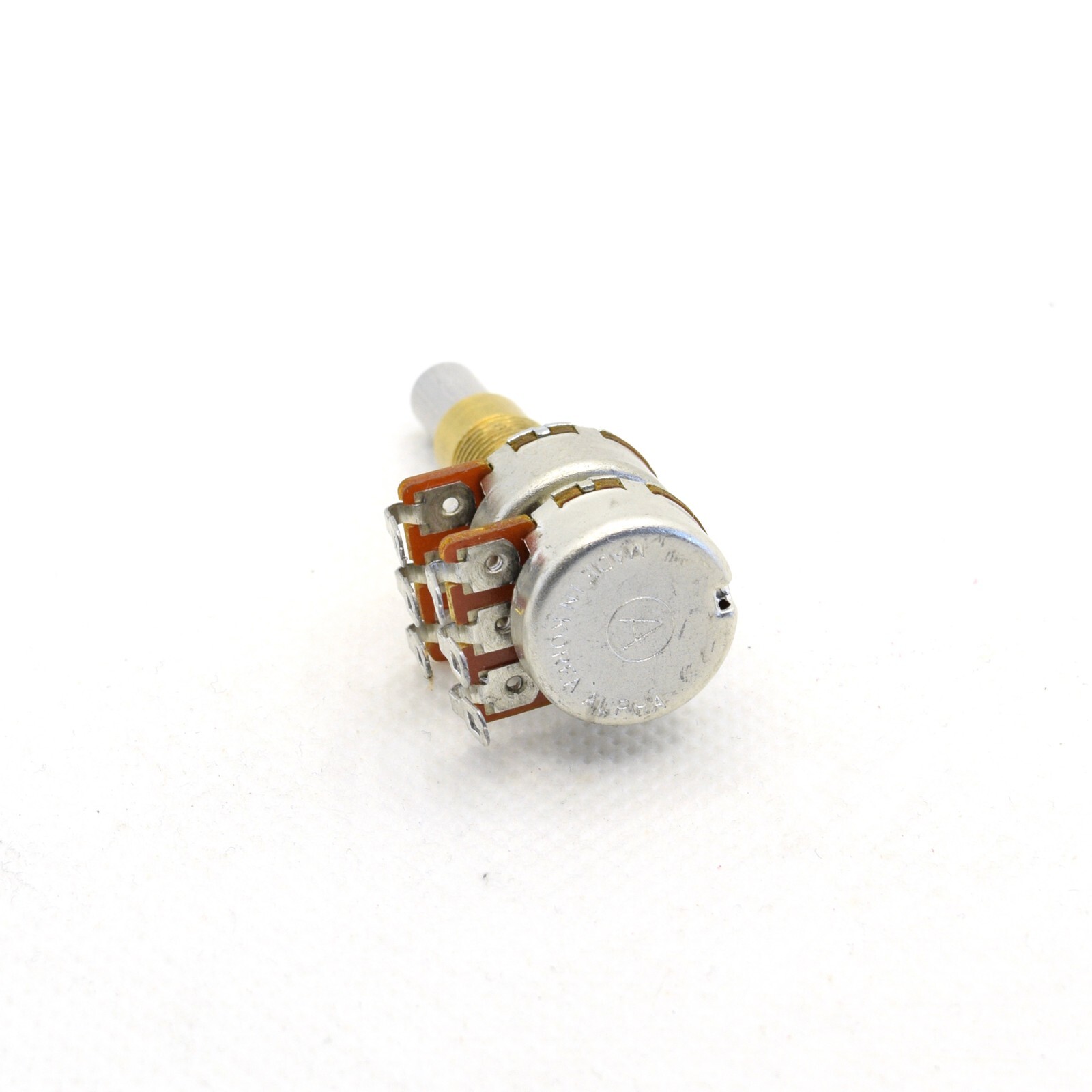 Alpha Potentiometer A500K Concentric Stacked Dime Size Pot
