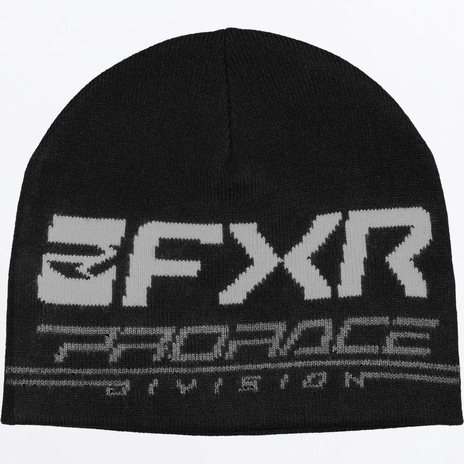 FXR RACE DIVISION BEANIE HAT  - Black / Grey  - ADULT - ONE SIZE - NEW