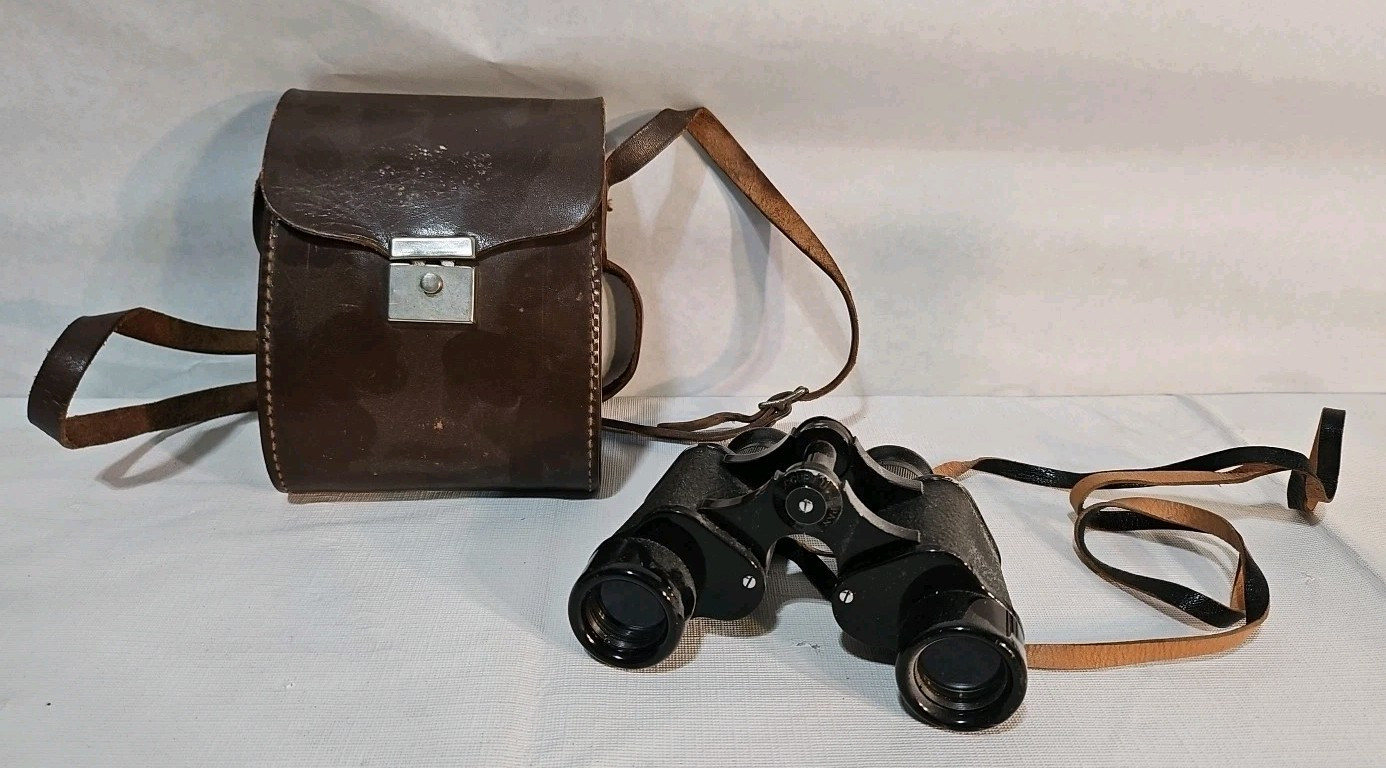 VINTAGE RENOX BINOCULARS 6X25 MODEL Toko Japan 116556 Coated With Case