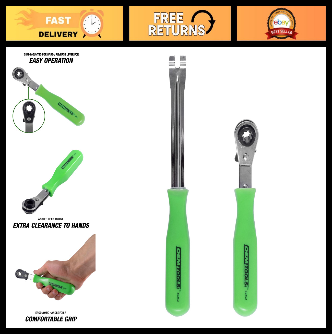 Automatic Slack Adjuster Tool & Wrench - Efficient Brake Adjustment for Semi Tru