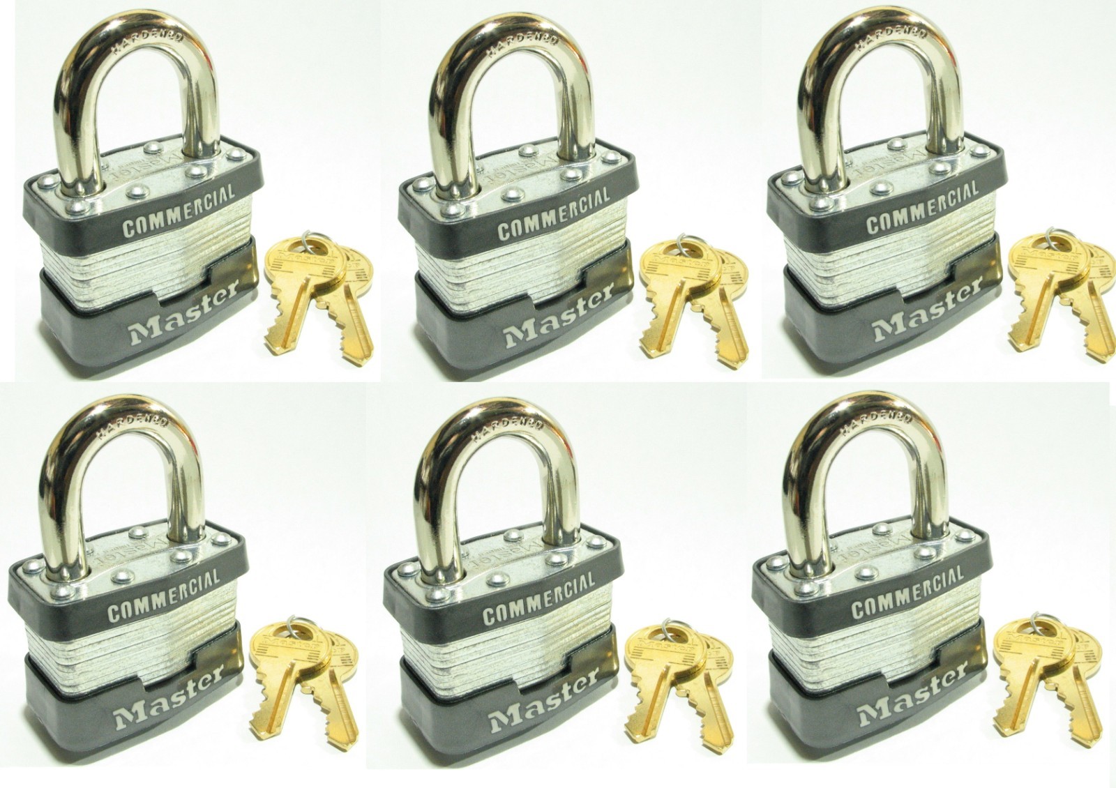 new Master Lock 1KA 2026 Set of 6 Keyed Alike