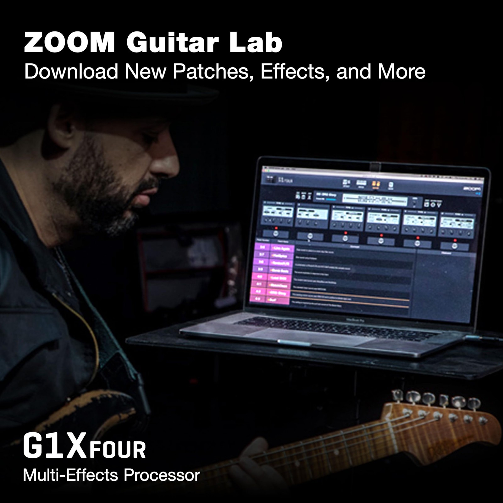 G1X FOUR Guitar Multi-Effects Processor with Expression Pedal, 70+ Effects & ...