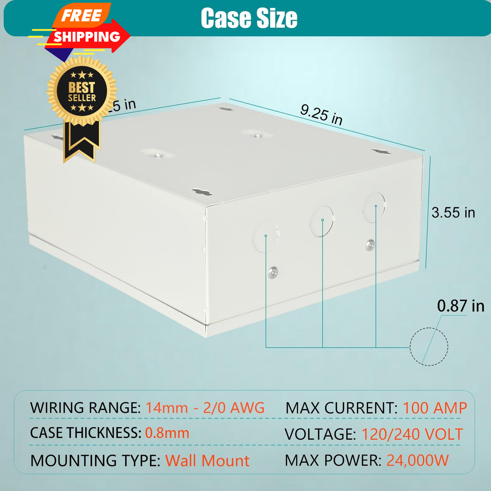 Automatic Transfer Switch, 100 Amp 3 Pole Auto Switch for Home...