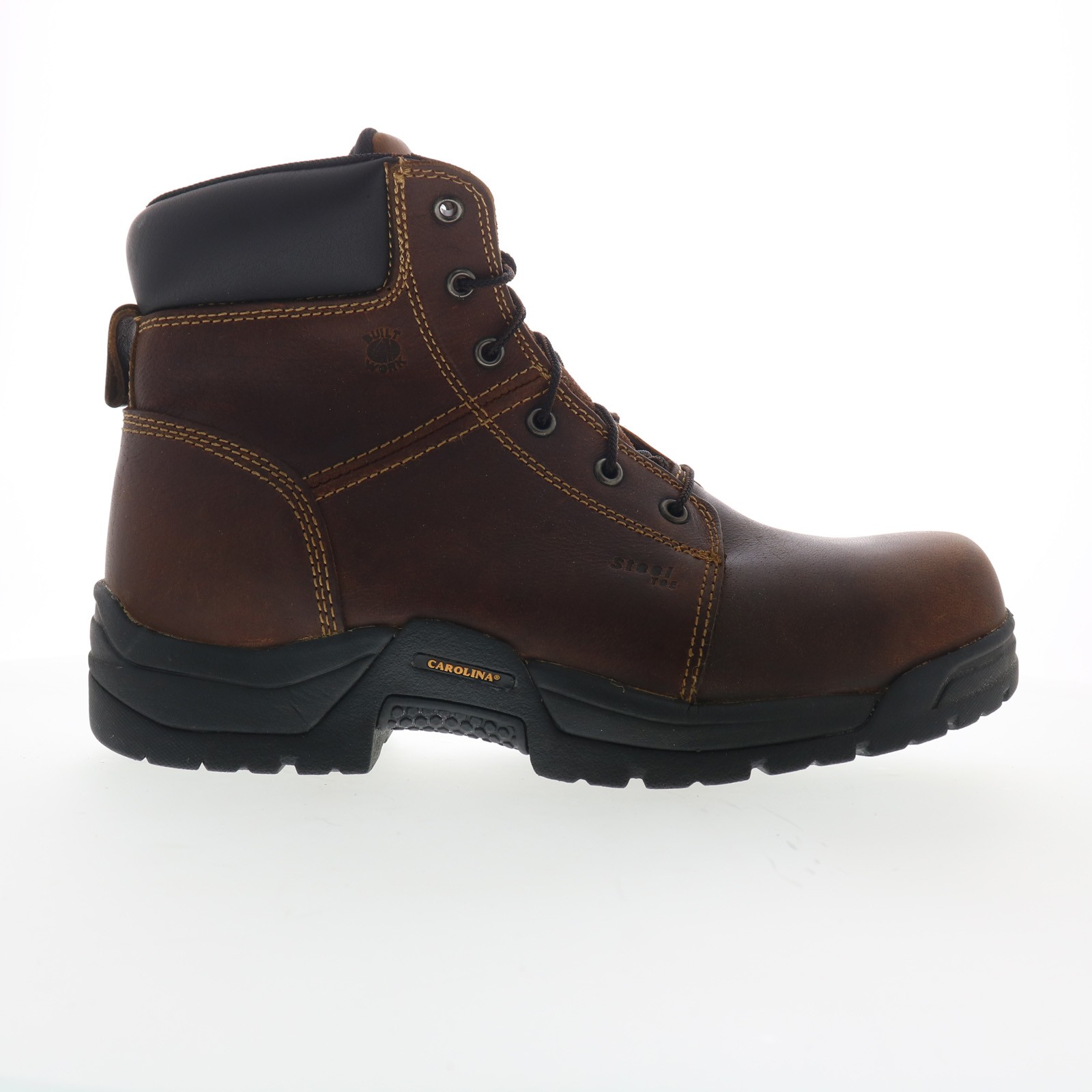 Carolina Steel Toe 6" CA2525 Mens Brown Leather Lace Up Work & Safety Boots