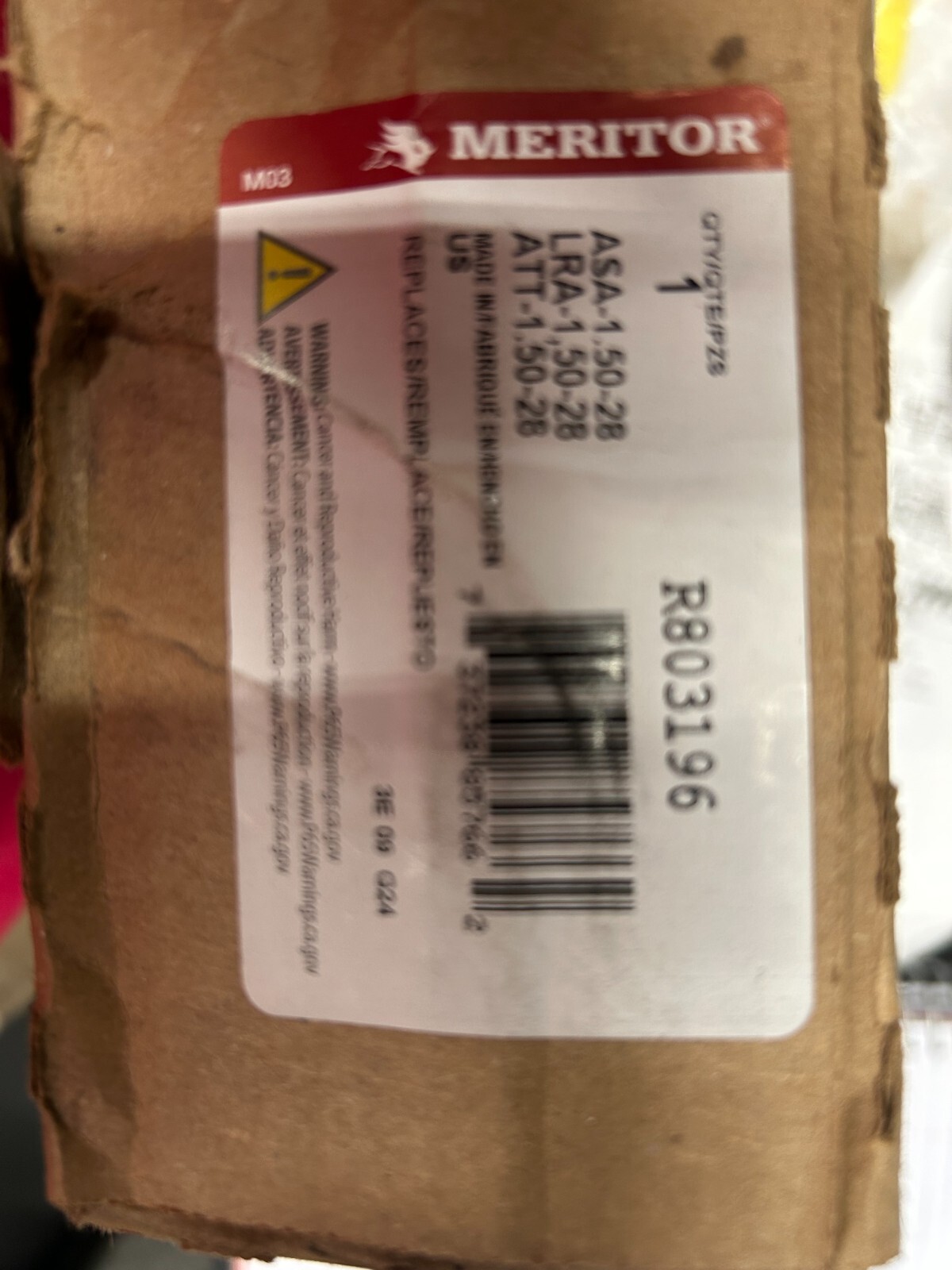 NOS Meritor R803196 Air Brake Automatic Slack Adjust