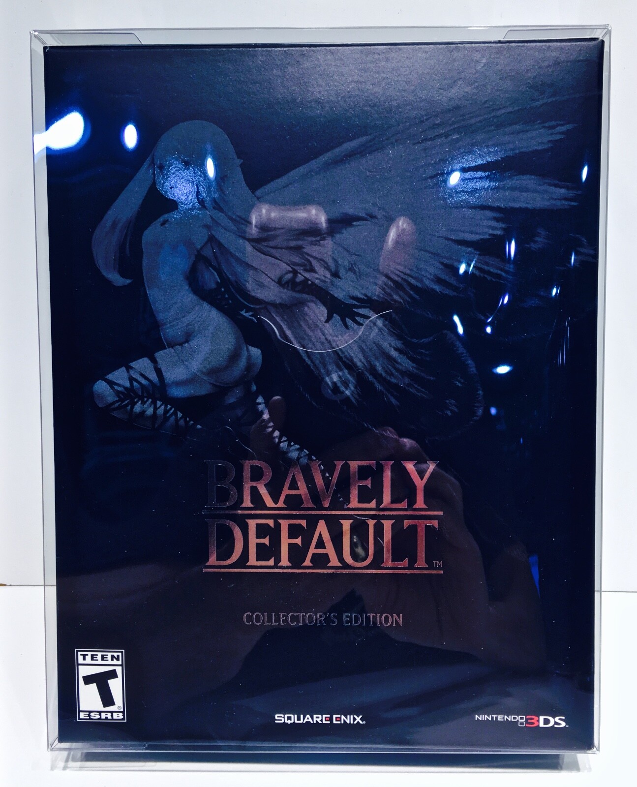 1 Box Protector BRAVELY DEFAULT Nintendo 3DS Custom Clear Plastic Display Case