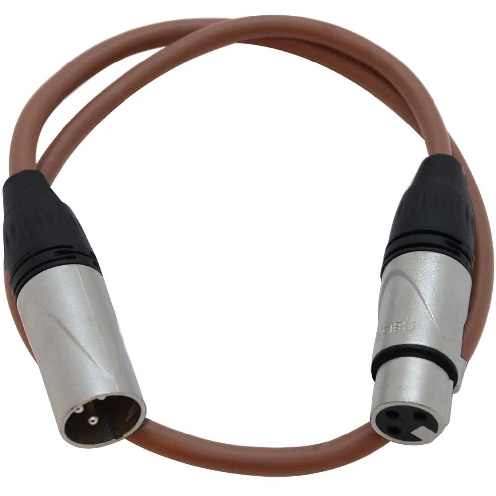 SAXLX2 Brown 2 Foot XLR Patch Cable