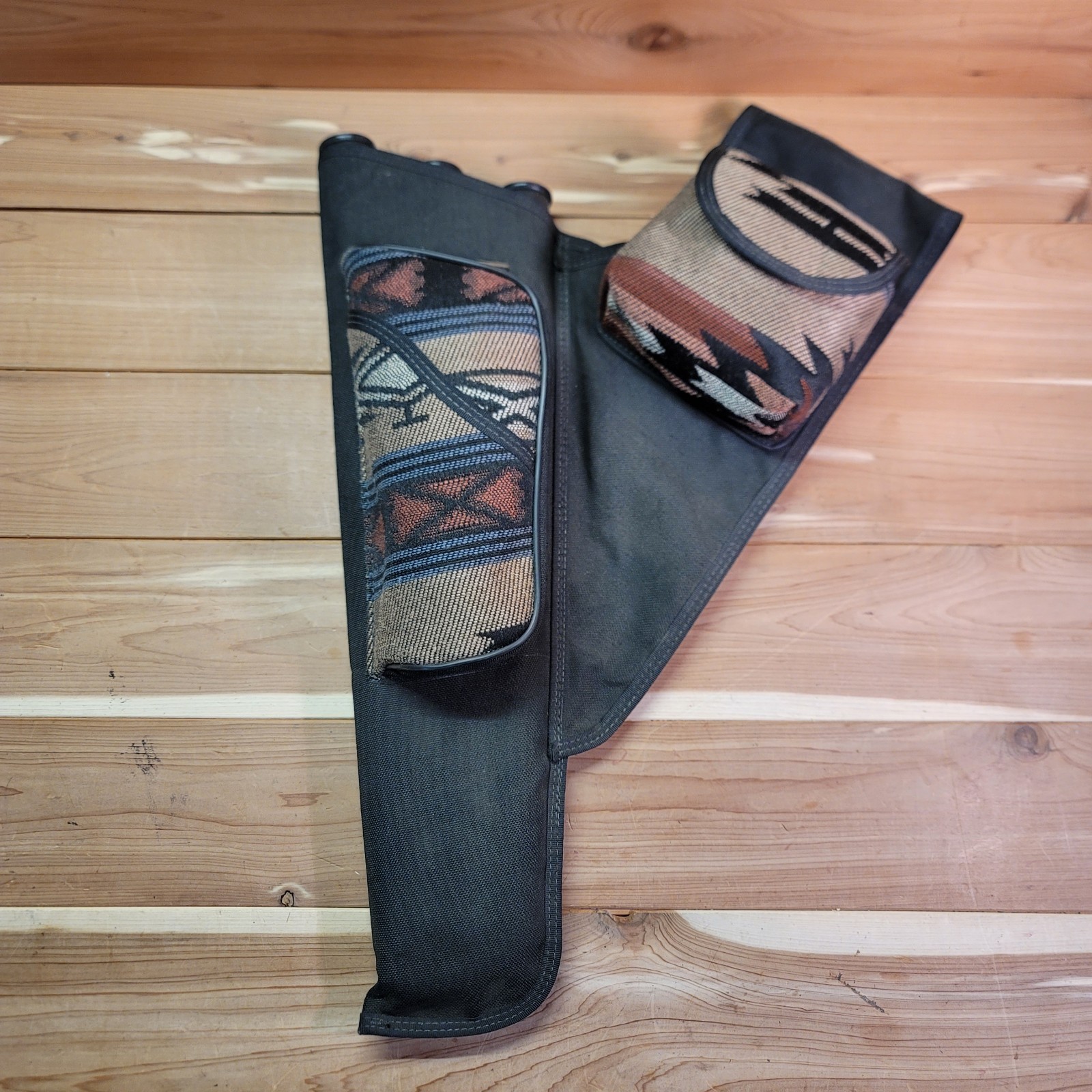 Vintage Neet Archery Target Hip Quiver LH Navajo Bow Hunting USA Made Pockets