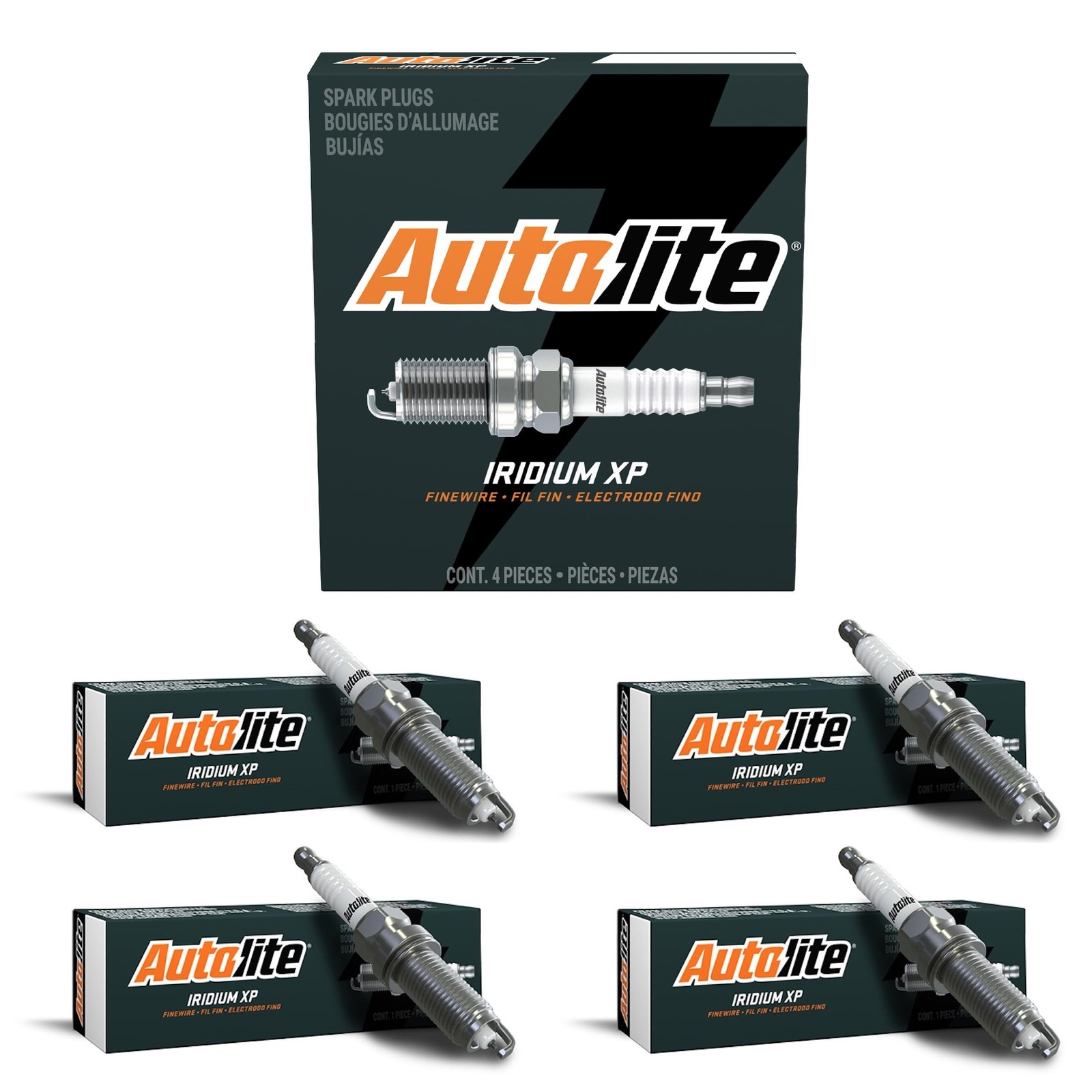 Autolite Iridium XP Automotive Replacement Spark Plugs, XP985 (4 Pack) 4-Pack