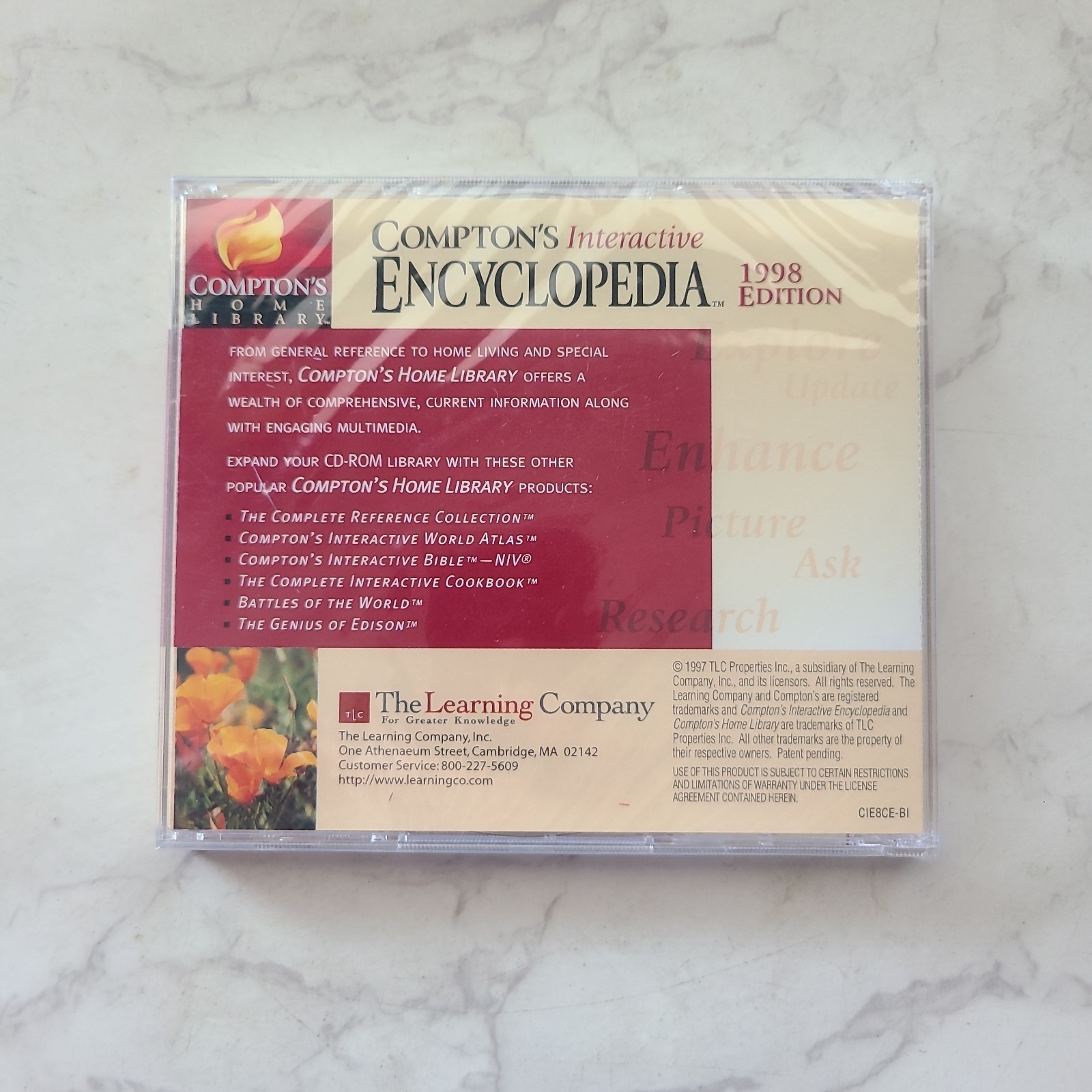 CD-ROM Compton's Home Library Interactive Encyclopedia 1998 Edition NEW SEALED!