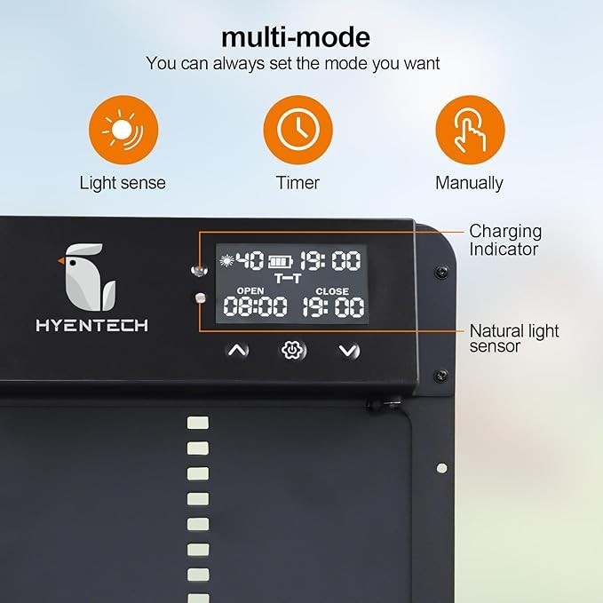 Automatic Chicken Coop Door Solar: Automatic Chicken Door - Solar