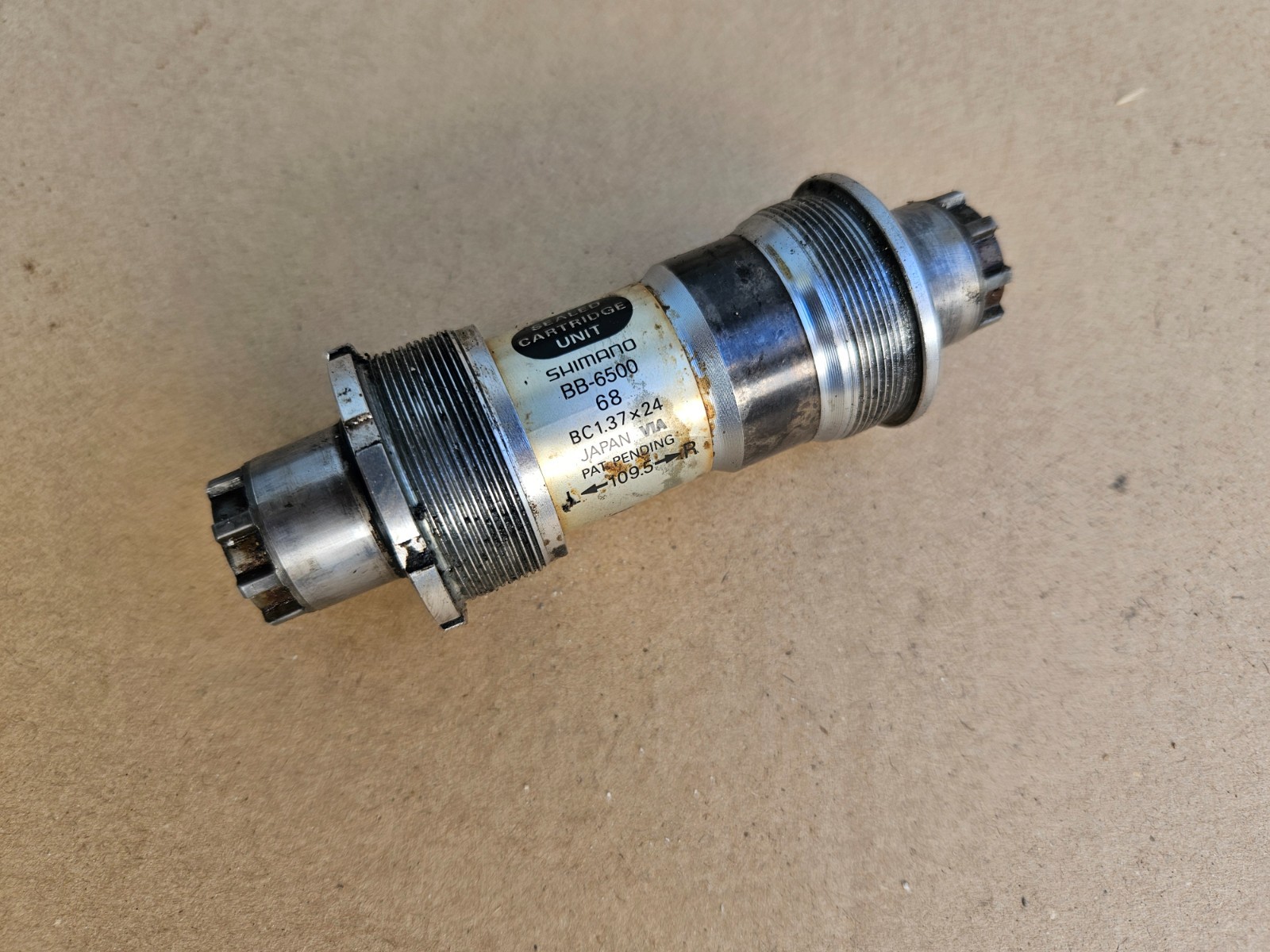 Shimano Ultegra Cartridge Bottom Bracket 68mm Shell x 109.5mm Octalink BB-6500