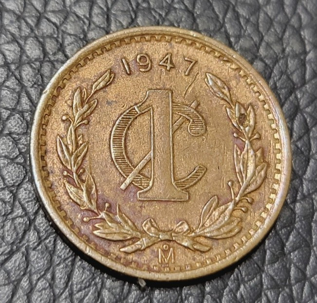 1947 Mexico 1 Centavo Coin