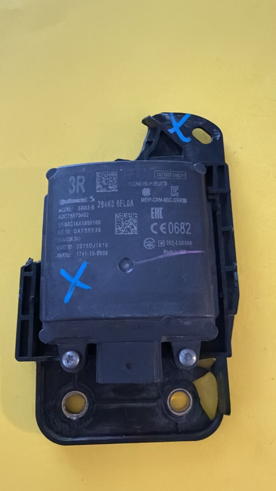 17 20 NISSAN ROGUE RIGHT SIDE REAR BLIND SPOT MODULE 284K0 FL0A