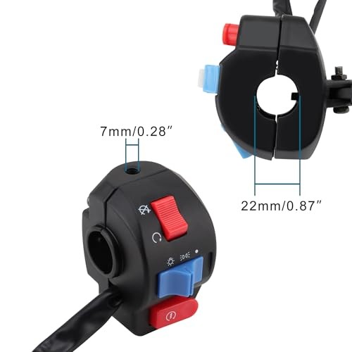 Right Start Switch Assembly Replacement for 50cc 70cc 90cc 110cc 125cc 150cc