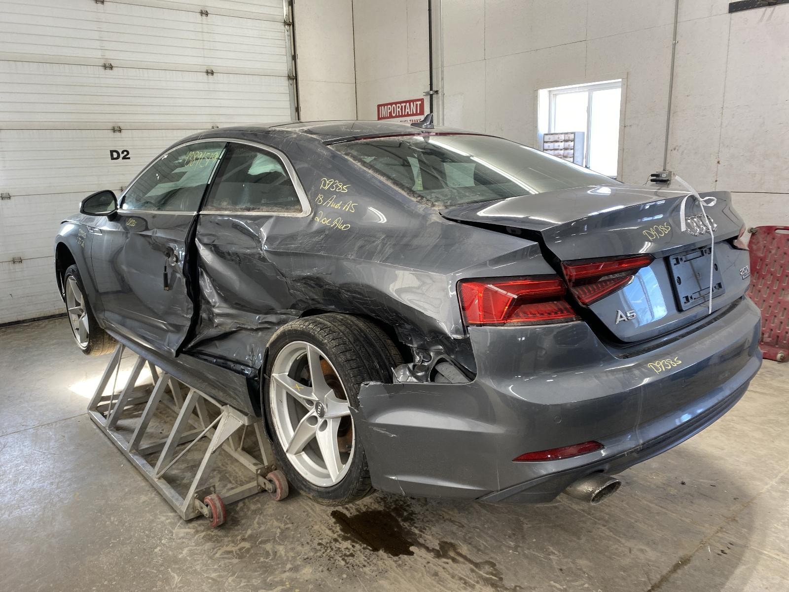 Used Floor Jack fits: 2018 Audi A5 Grade A