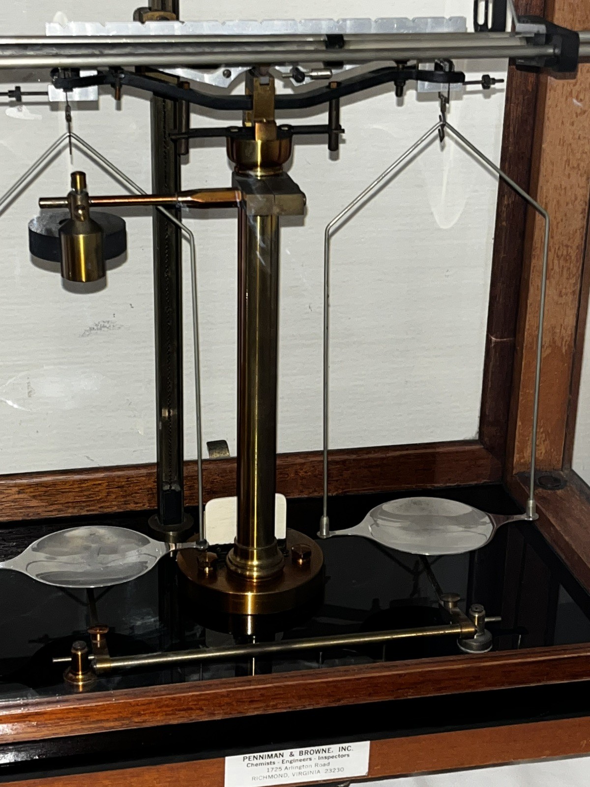 Antique Seederer-Kohlbusch Scientific Balance Scale.