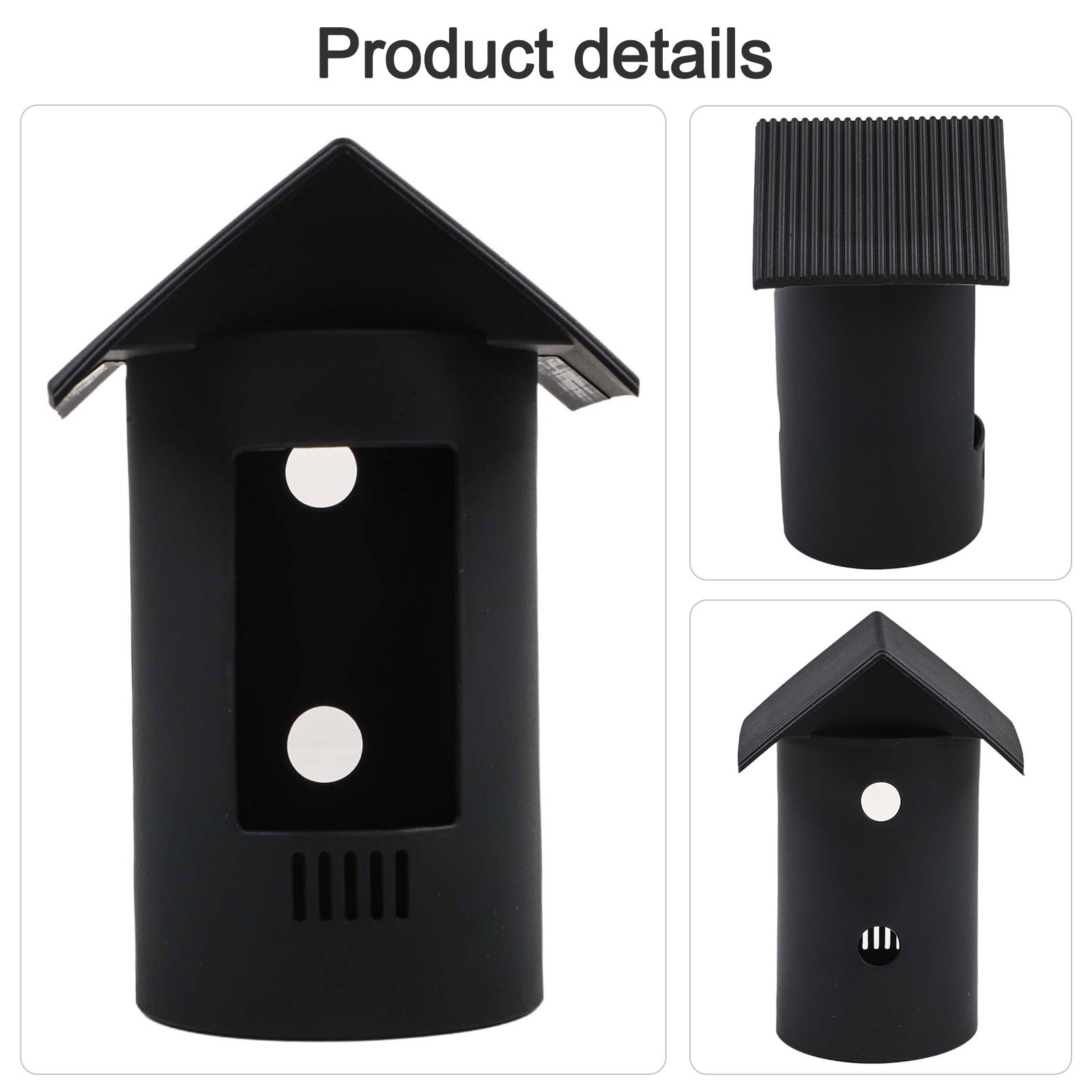 Longlasting Black Silicone Case for Ring StickUp Cam and In Models