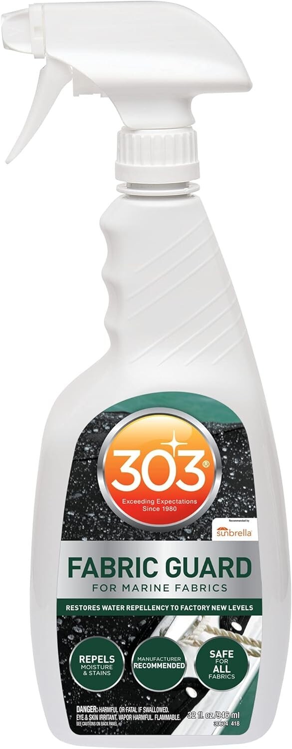 303 Products Marine Fabric Guard  - Safe For All Fabrics, 32oz (30604)