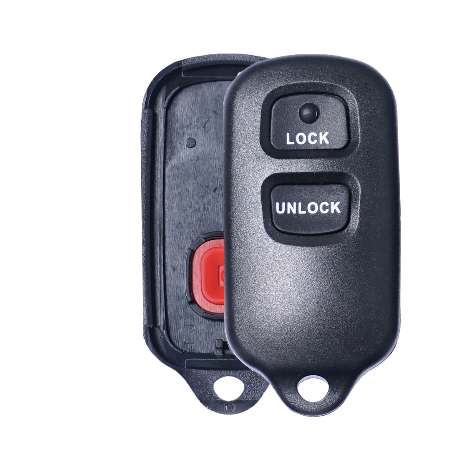 2Pcs Key Fob Shell Case For Toyota Highlander 2001 2002 2003 2004 2005 2006 2007