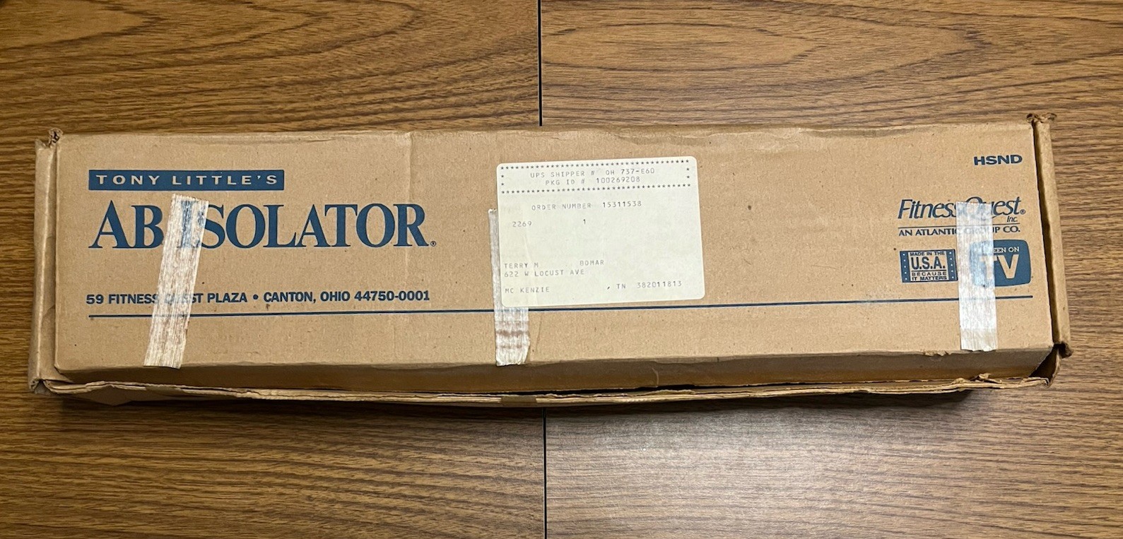 Tony Little’s AB ISOLATOR Complete W/ VHS And Exercise Guide