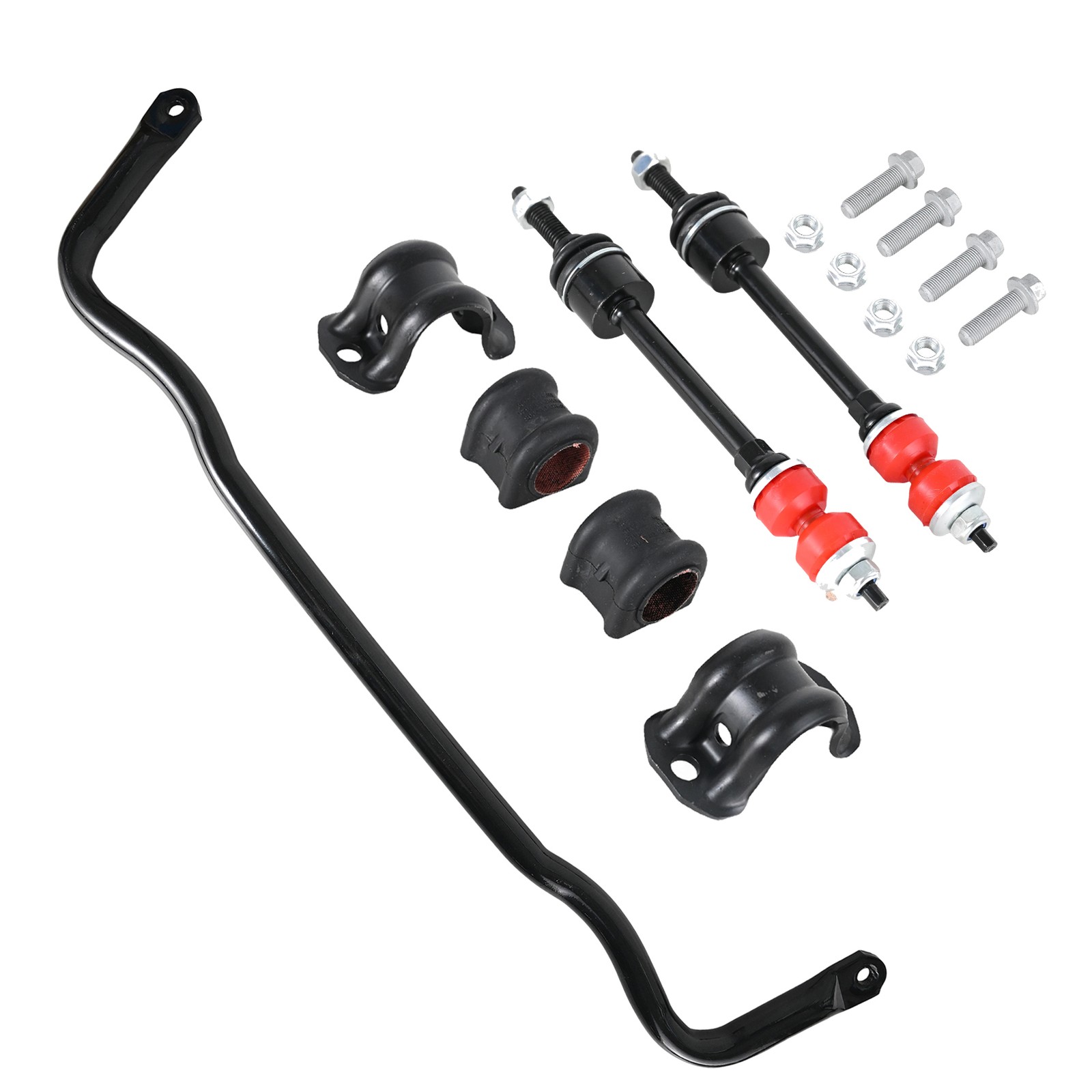 Front Stabilizer Sway Bar & Stabilizer Bar Link Kit For 2011-2018 Ram 1500 4WD