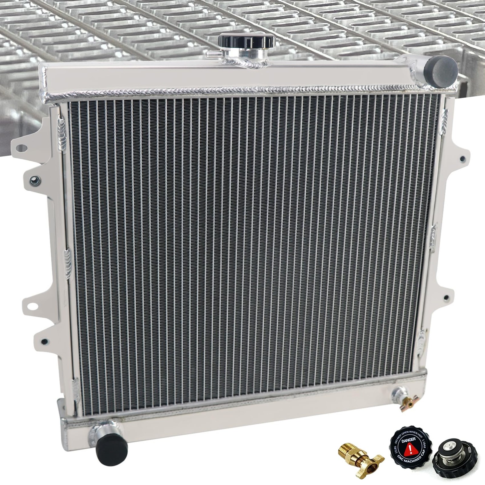 Toyota 4Runner Radiator 1984-1995 2.4L L4 Gas Diesel 3 Row Aluminium