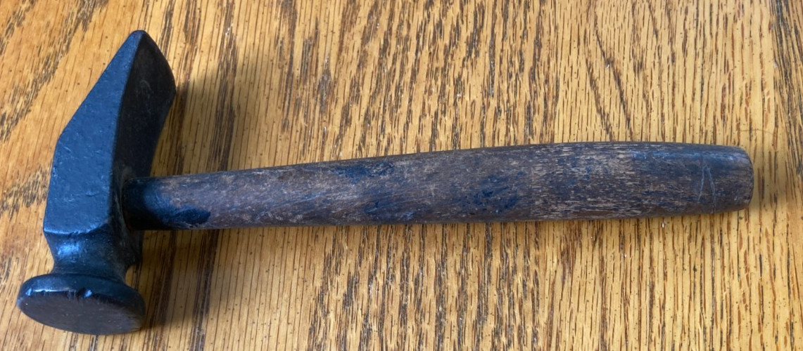 Antique Cobbler Hammer Rare Issue 3 1/4" LG. Head 7 1/2" W/Handle
