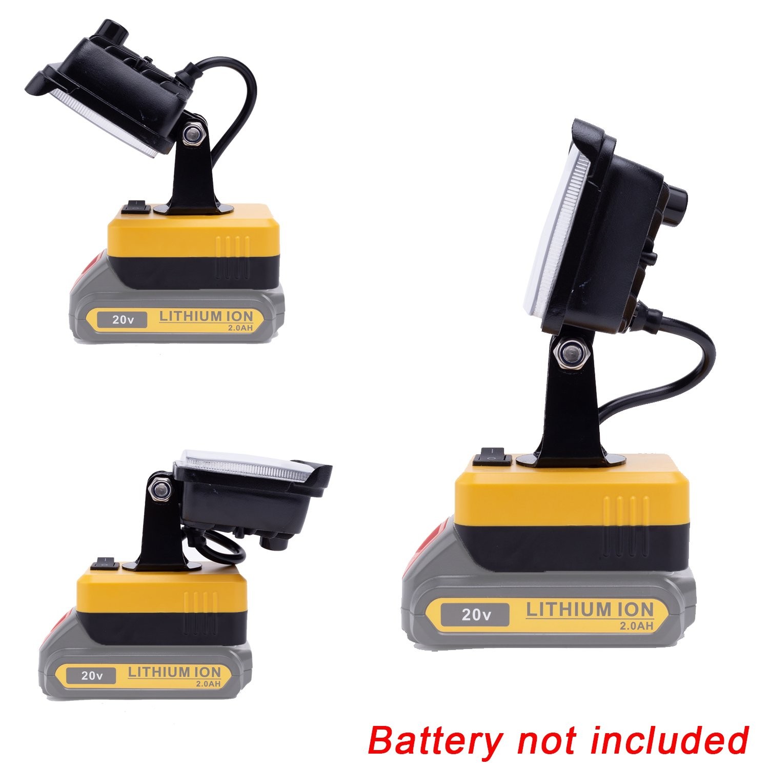 For Dewalt 20V Battery Flood Light Flashlight Tool Only Outdoor LED Worklight