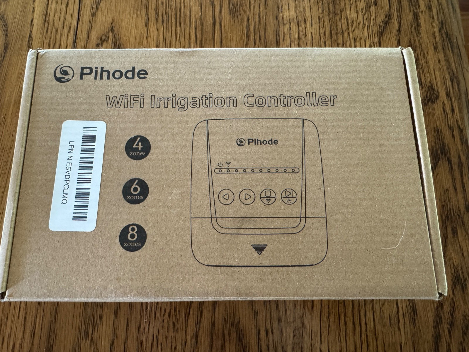 4 Zone Smart Sprinkler Controller w/Local Weather Intelligence & Atmosphere-NEW