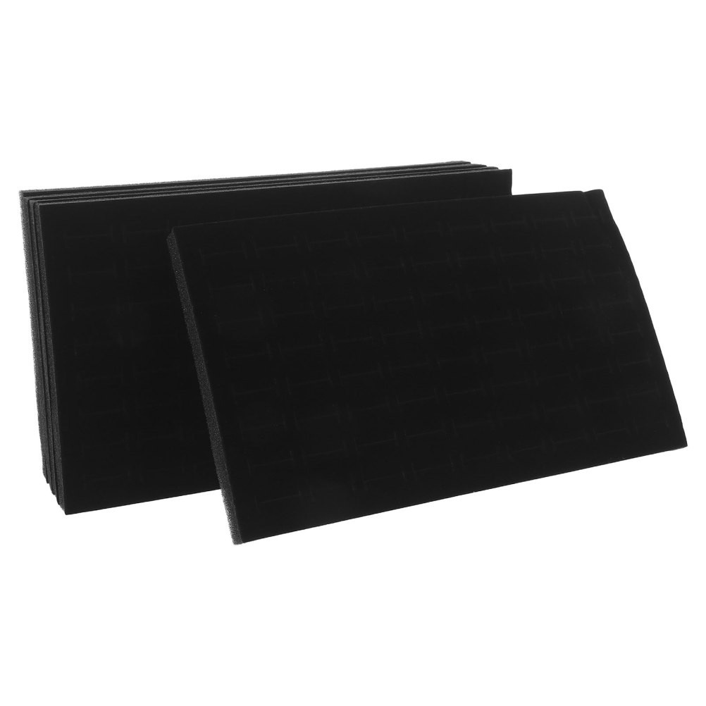 5 Pcs Lined Sponge Pad Insert Box Organizer Display