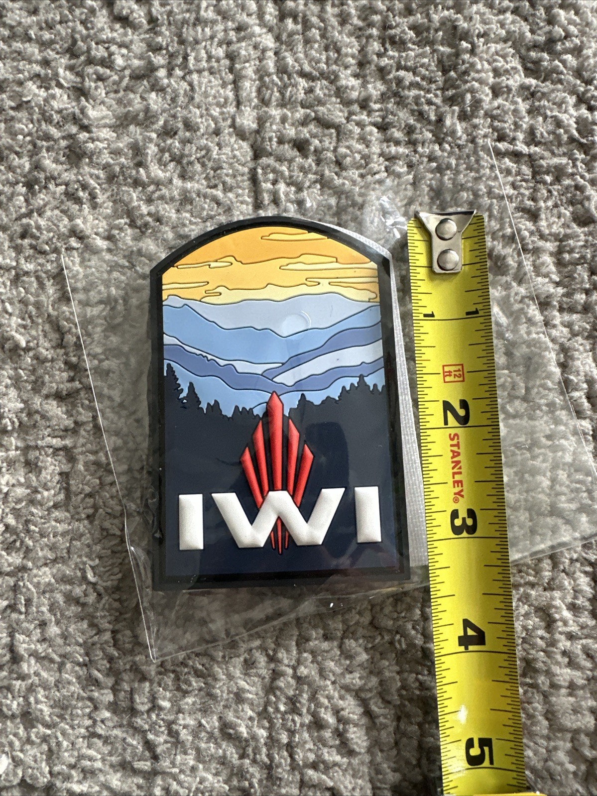 SHOT Show ISRAEL WEAPON INDUSTRIES Patch IWI PVC Hook Loop