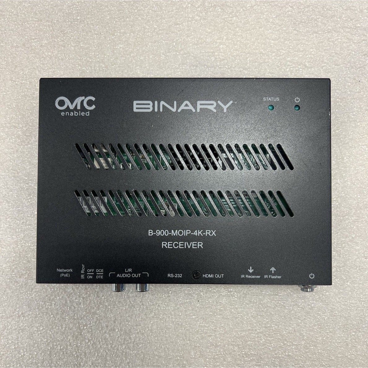 Binary B-900-MOIP-4K-RX 4K AV Over IP Receiver HDMI RCA RS-232 PoE