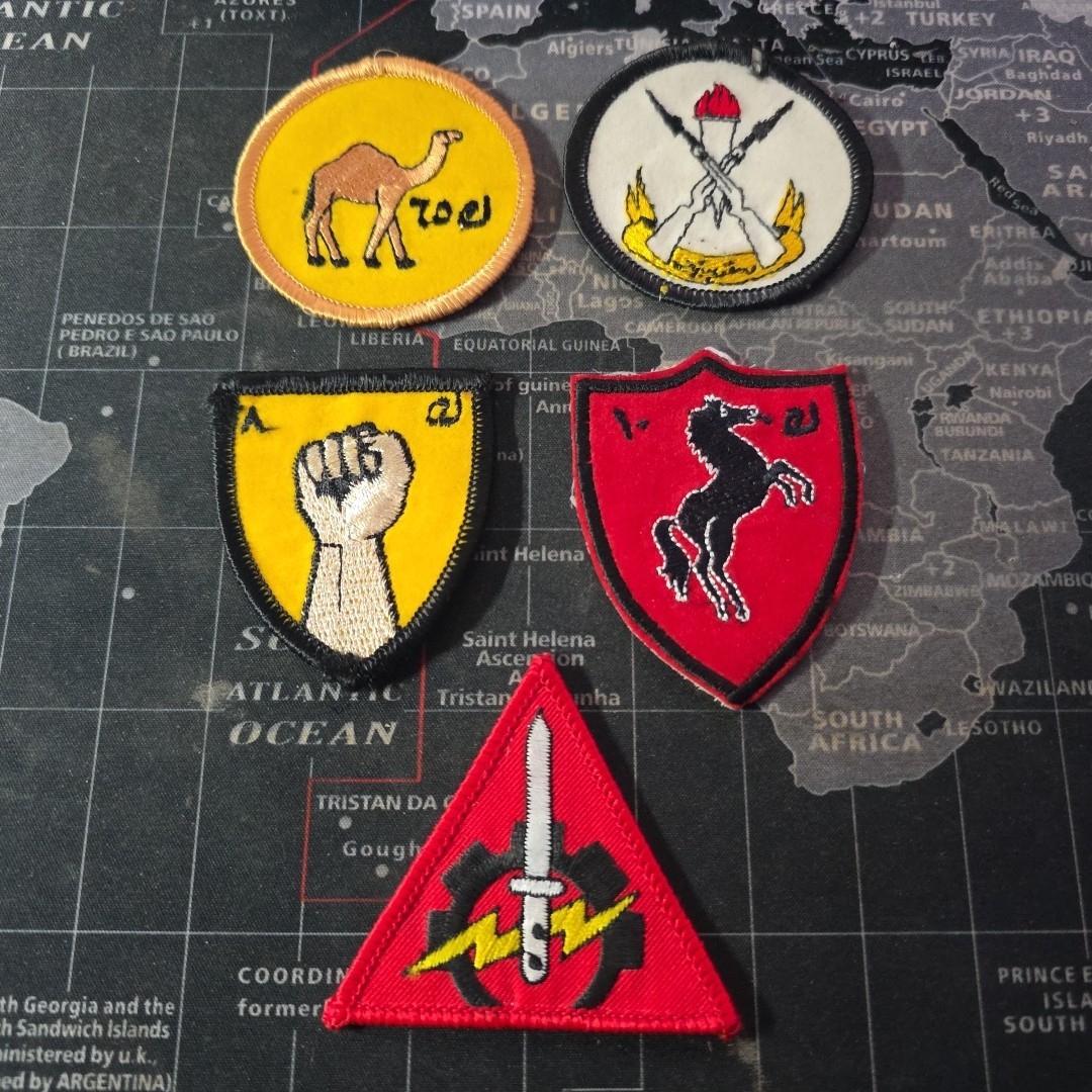 Lot of 5 Kuwaiti Desert Storm Military Patches Insignia