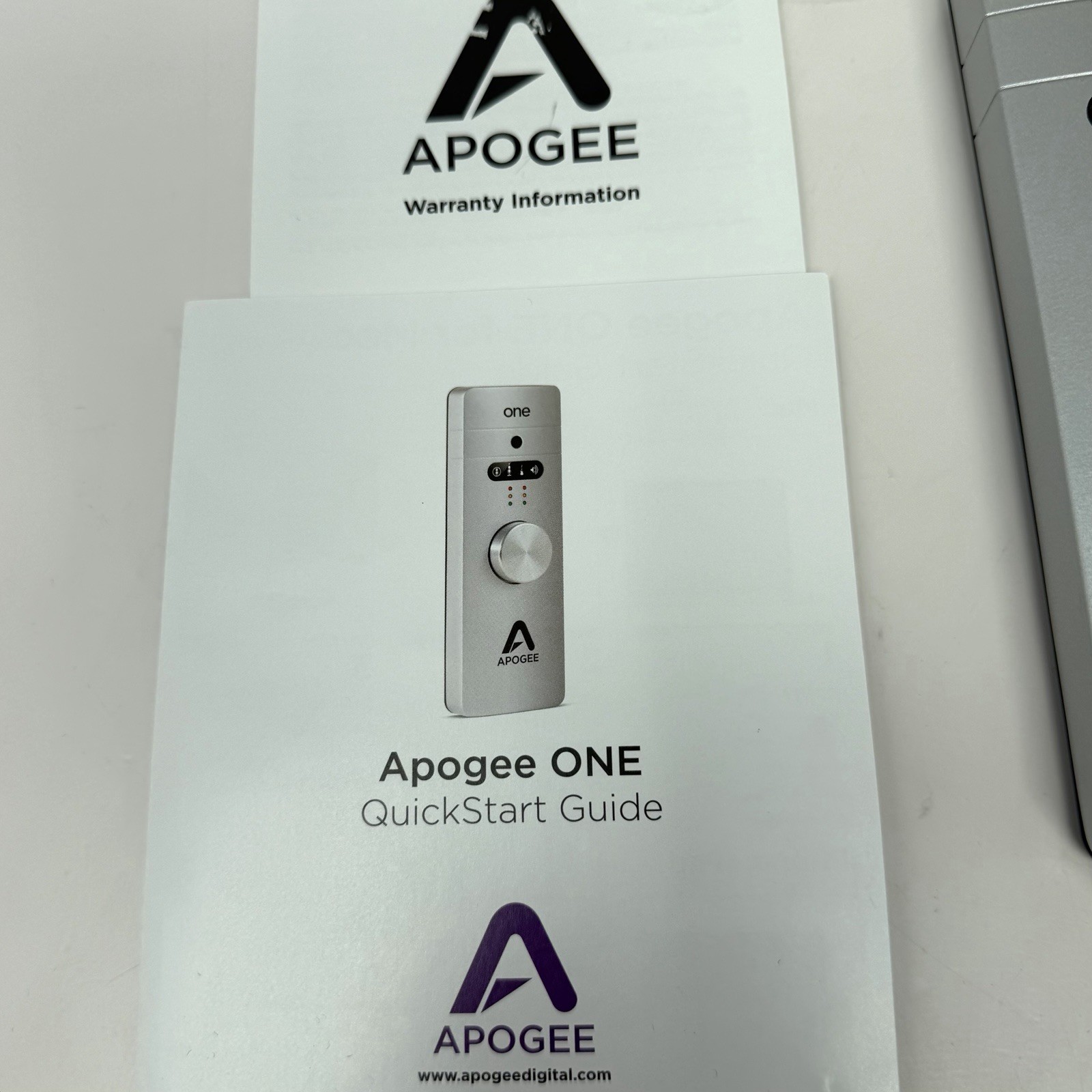 Apogee One Professional Audio Interface Microphone for Mac USB W/ IOS Cord EUC